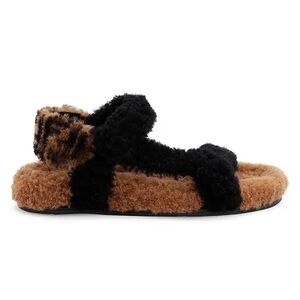 Fendi Fur Sandal Tabasco Nero